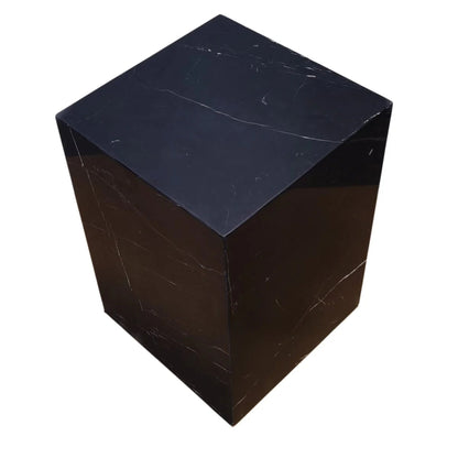 Hendrix Black Marble Side Table Side Table Cafe Lighting & Living   