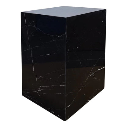 Hendrix Natural Onyx Stone Side Table Side Table Cafe Lighting & Living Marble  