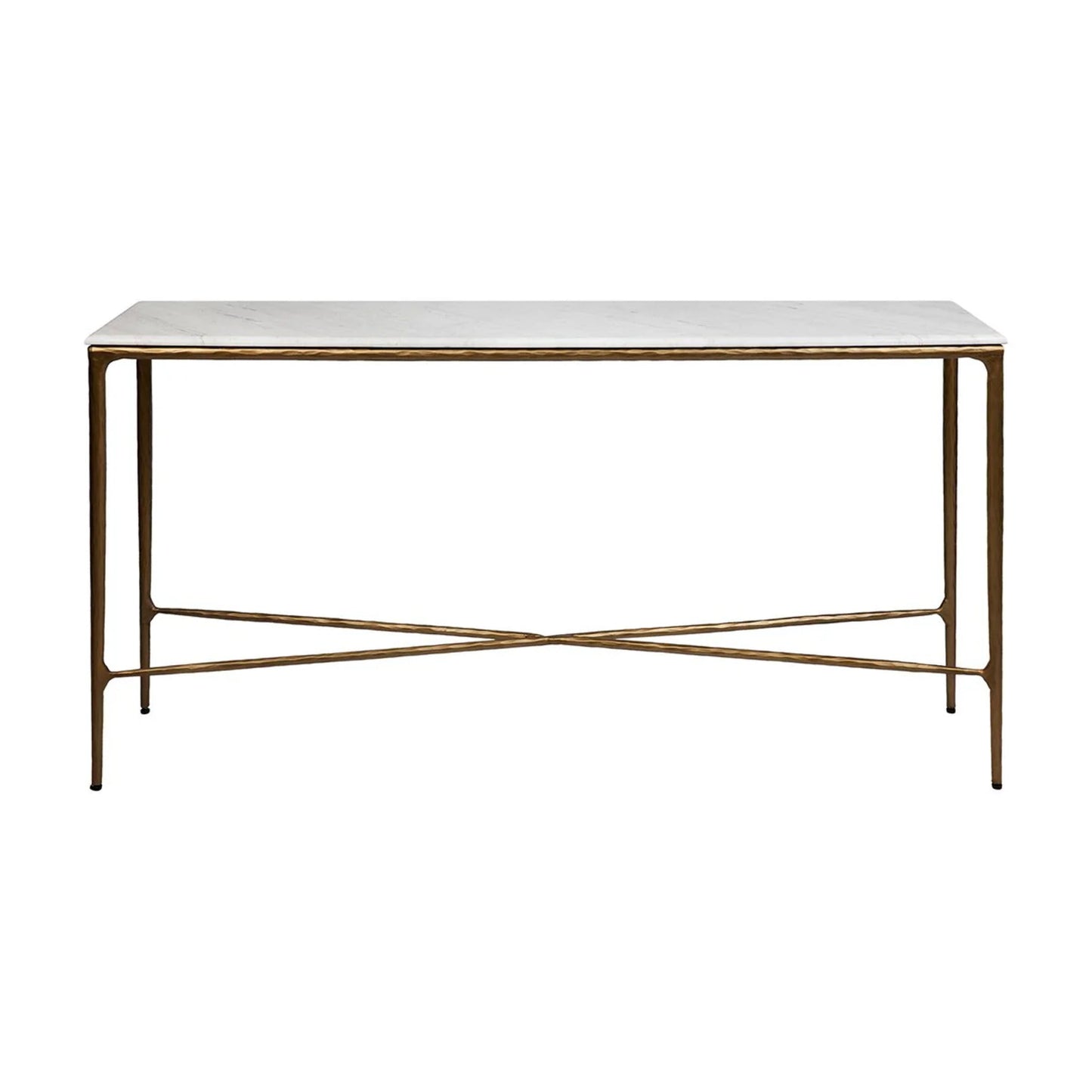 Heston Medium Marble Console Table - Black Console Table Cafe Lighting & Living Brass Medium 