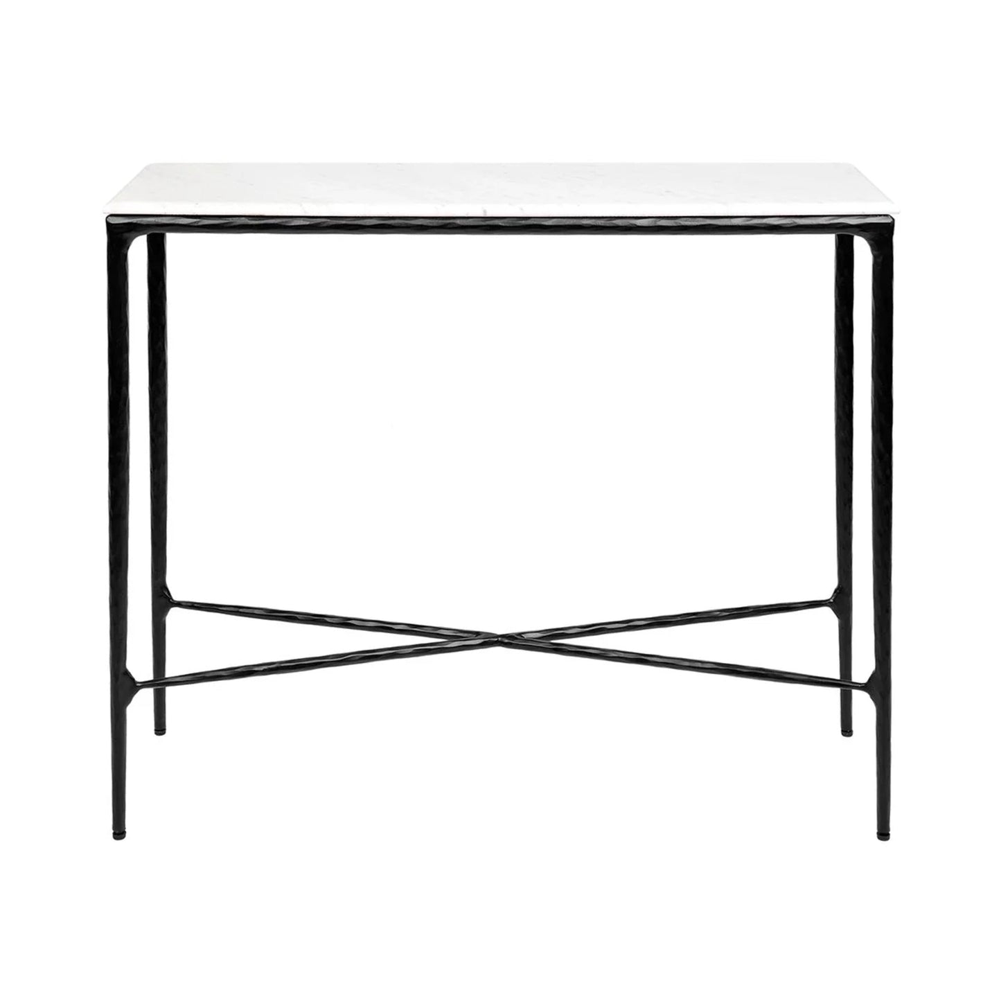 Heston Medium Marble Console Table - Black Console Table Cafe Lighting & Living Black Small 