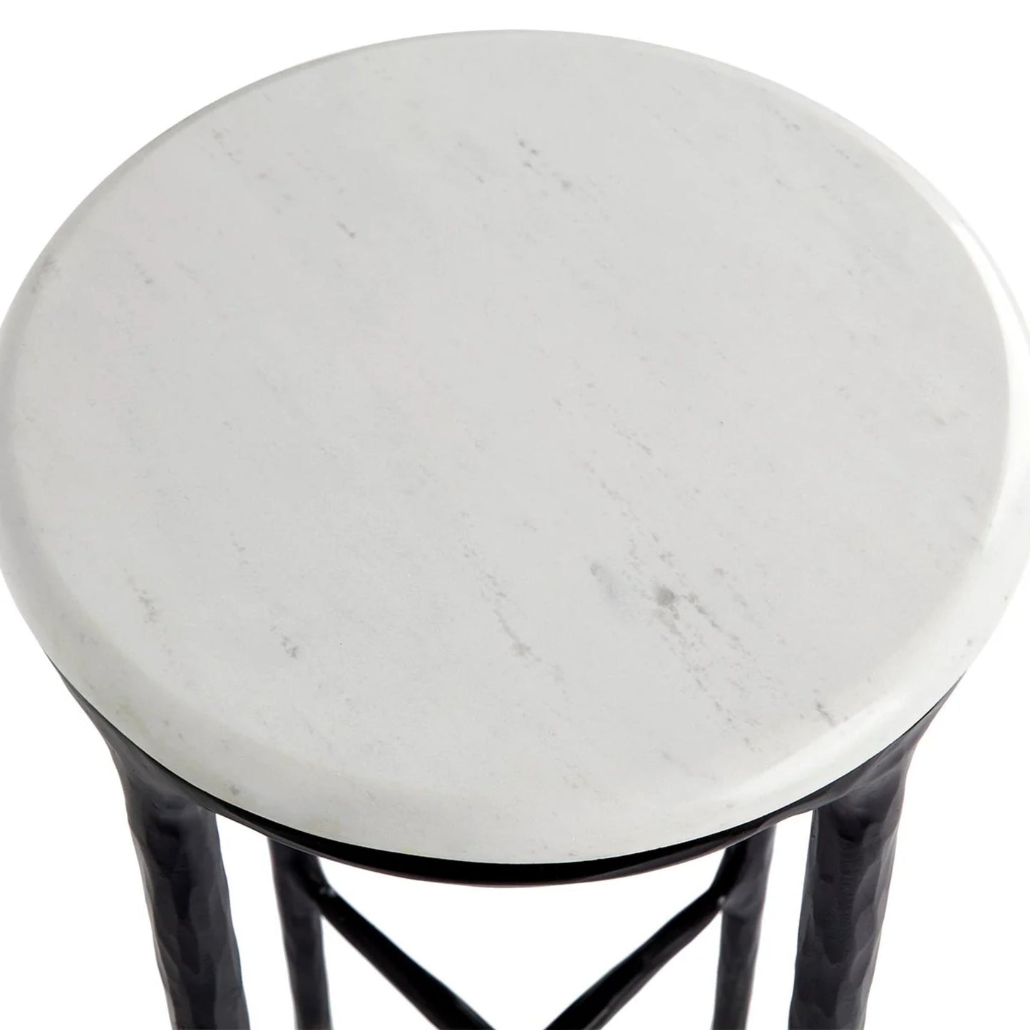 Heston Petite Marble Side Table - Black Side Table Cafe Lighting & Living   