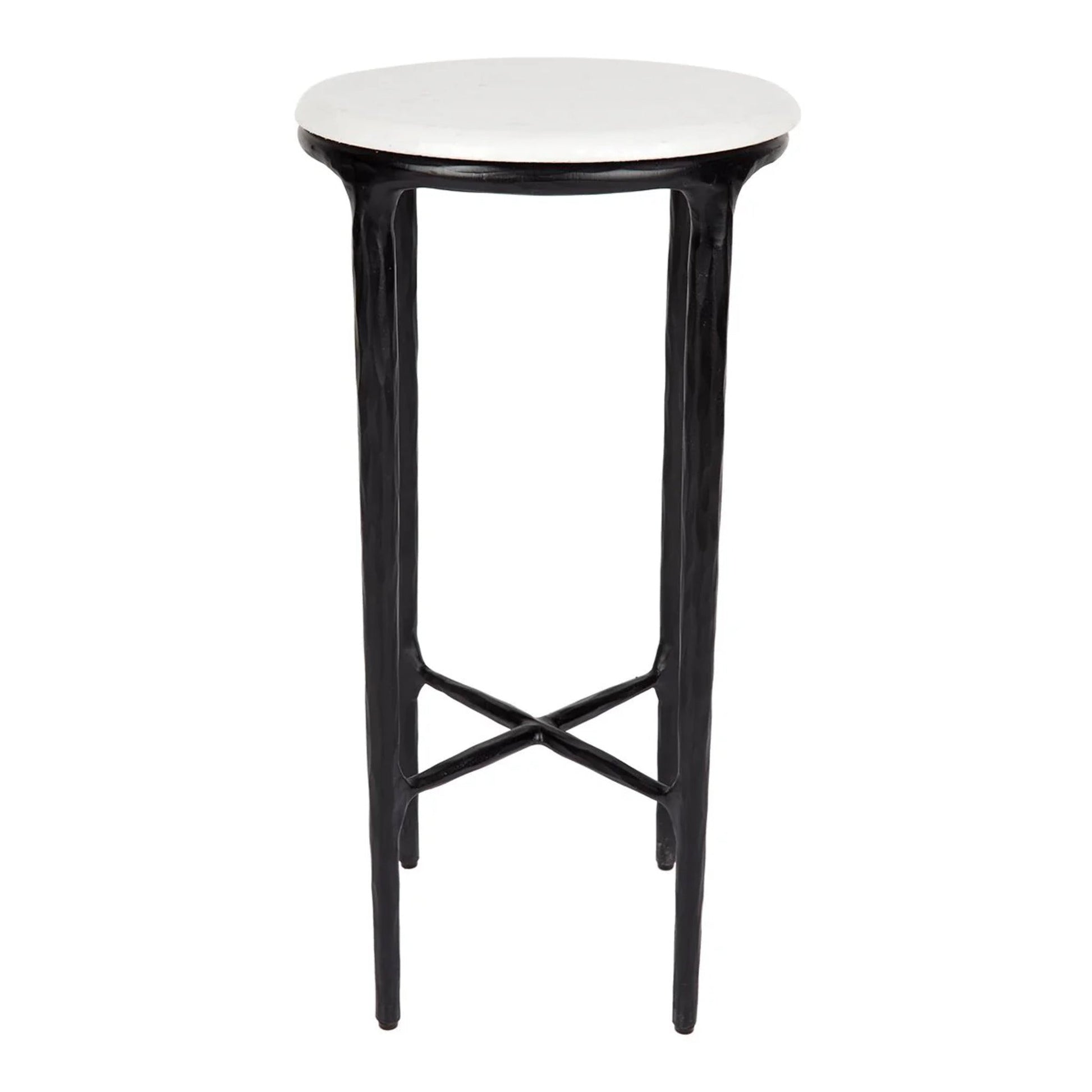 Heston Petite Marble Side Table - Black Side Table Cafe Lighting & Living   