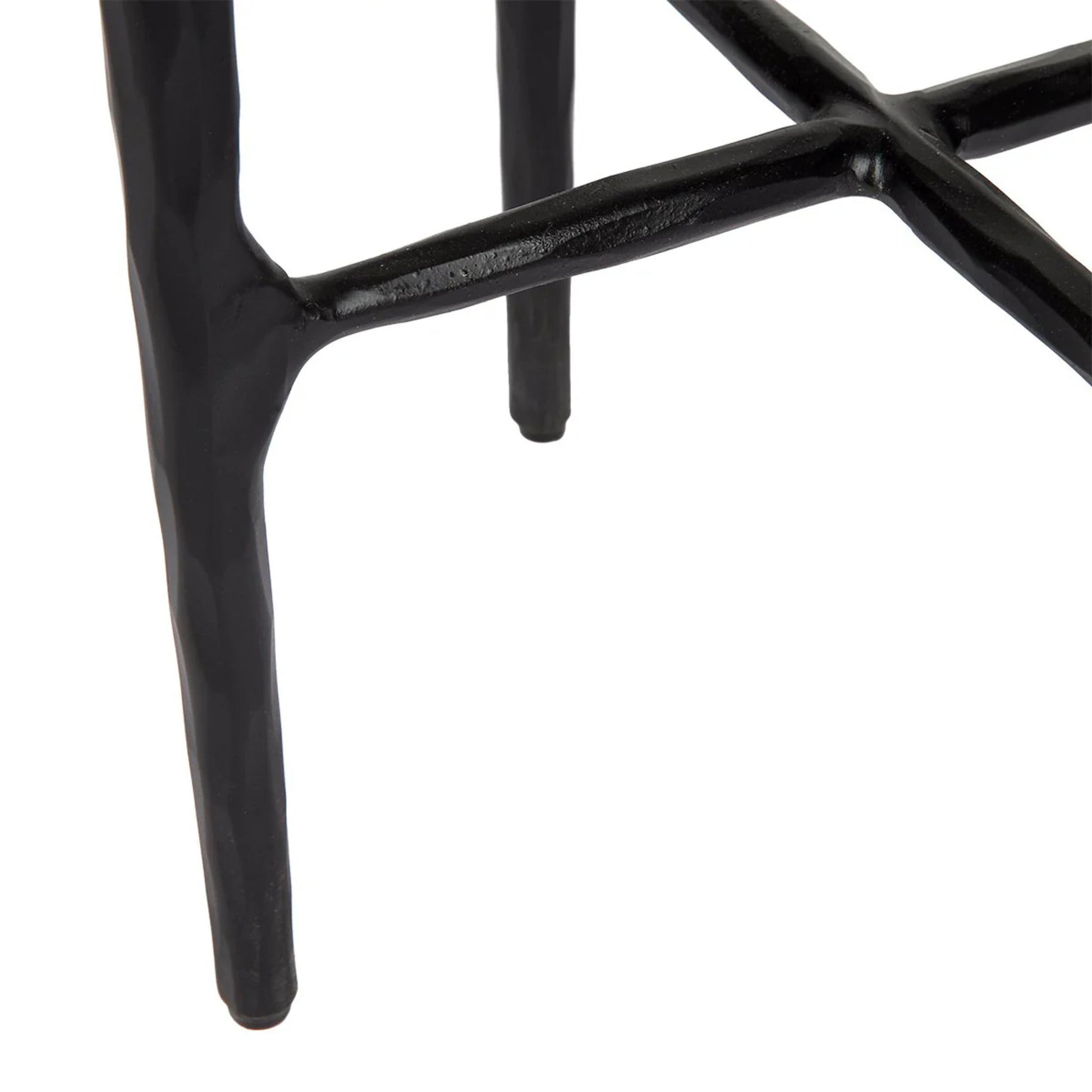 Heston Petite Marble Side Table - Black Side Table Cafe Lighting & Living   