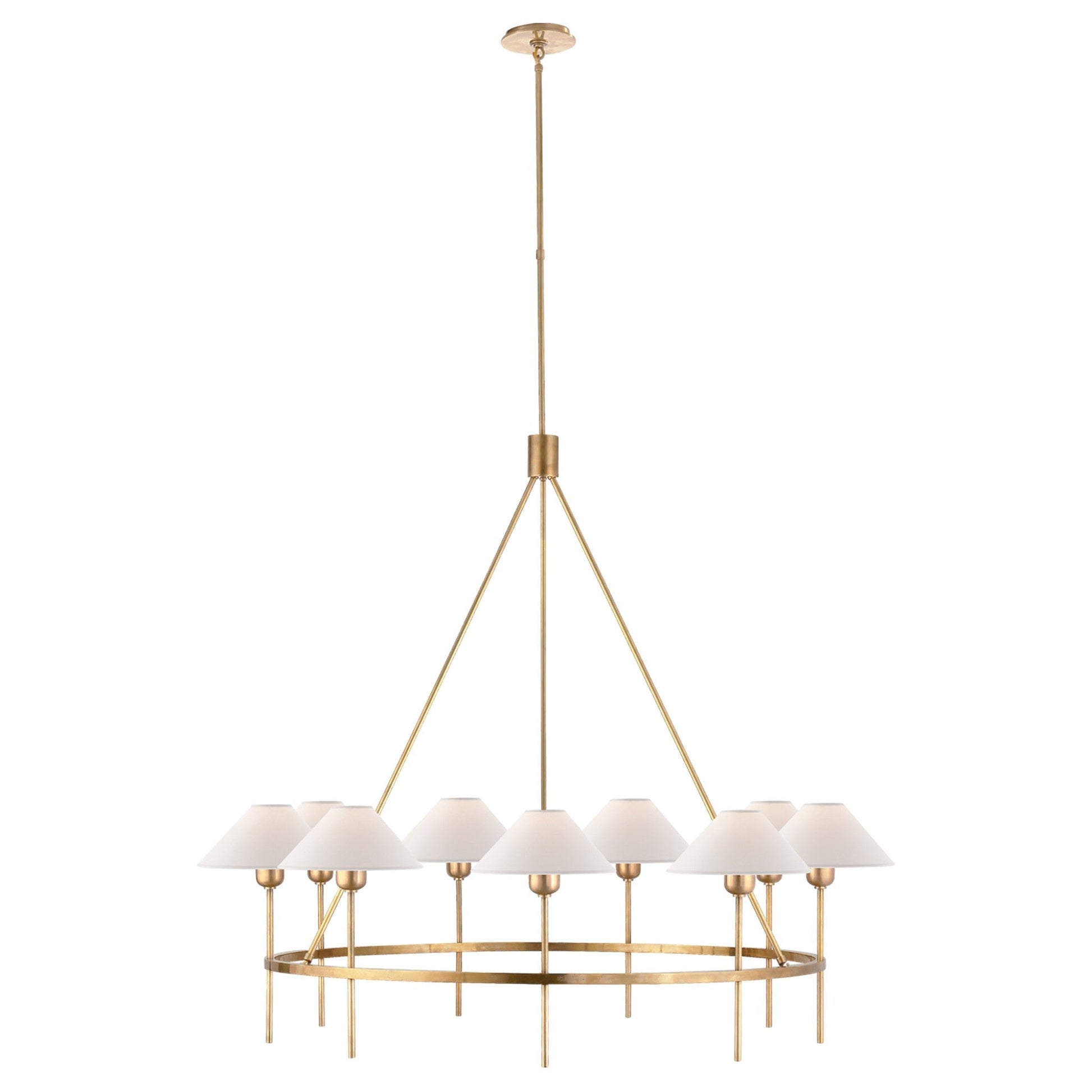 J. Randall Powers Hackney Large Chandelier - Brass Pendant Light Bloomingdales Lighting Brass  