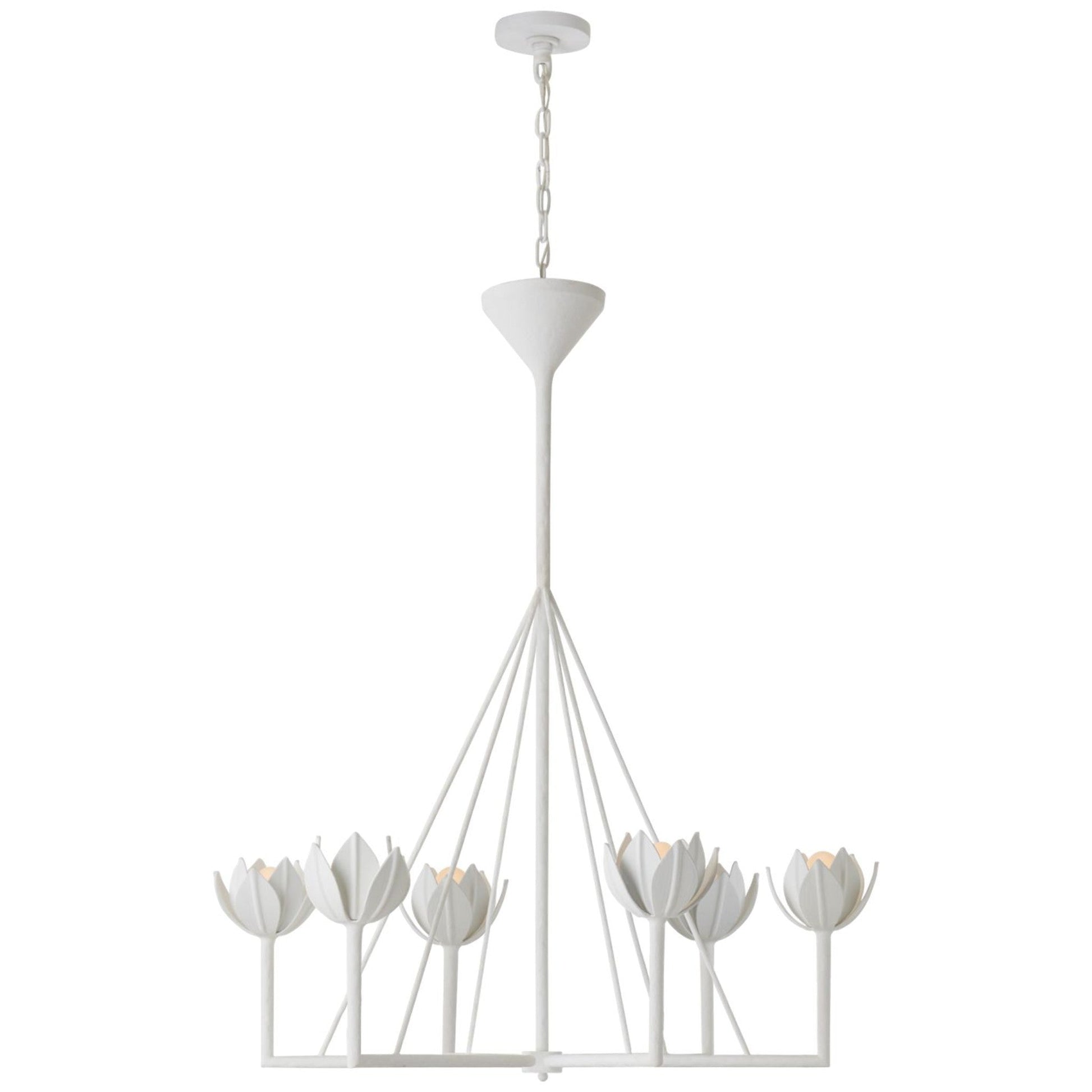 Julie Neill Alberto Large Single-Tier Chandelier - Plaster White Pendant Light Bloomingdales Lighting Plaster White Large 