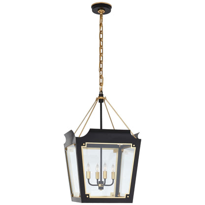 Julie Neill Caddo Medium Gild Lantern Pendant Light - Matte Black Pendant Light Bloomingdales Lighting Matte Black  