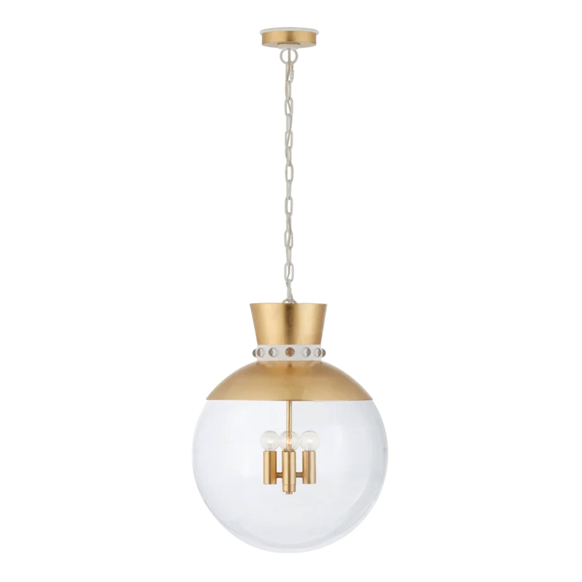 Julie Neill Lucia Large Glass Pendant Light - Gild Pendant Light Bloomingdales Lighting Gild  