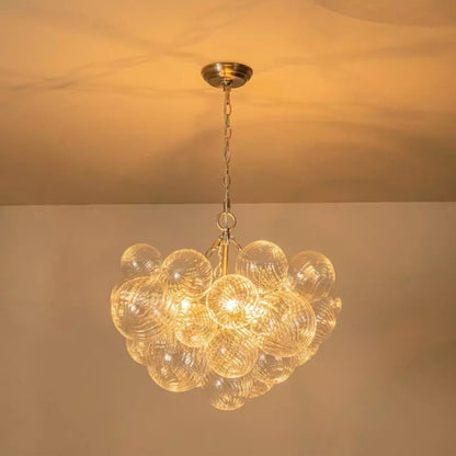 Julie Neill Talia Medium Round Glass Chandelier - Gild Pendant Light Bloomingdales Lighting   