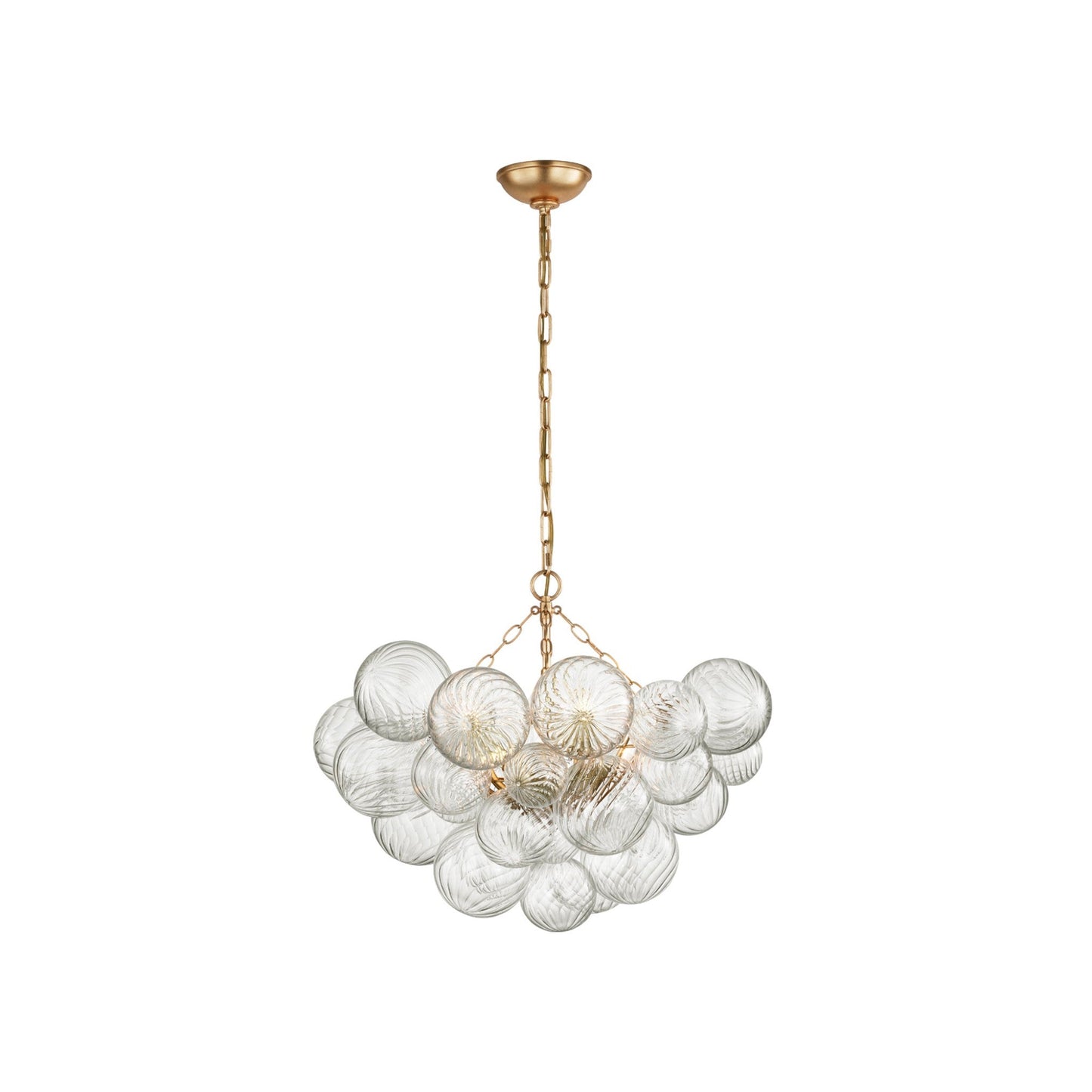 Julie Neill Talia Medium Round Glass Chandelier - Gild Pendant Light Bloomingdales Lighting Medium  