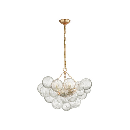 Julie Neill Talia Medium Round Glass Chandelier - Gild Pendant Light Bloomingdales Lighting Medium  