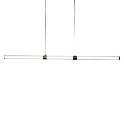 Kallita Bronze Linear LED Tri-Colour Pendant Light Pendant Light Oriel Lighting   