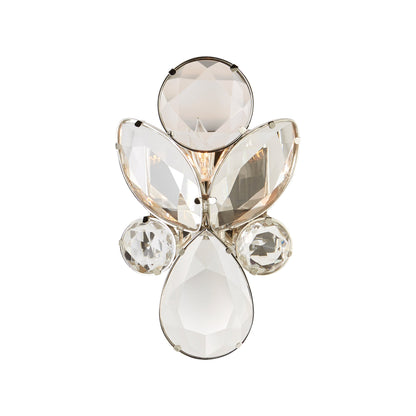 Kate Spade Lloyd Small Jeweled Crystal Wall Sconce - Nickel Wall Light Bloomingdales Lighting   