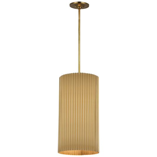 Kate Spade, Marie Flanigan Rivers Medium Soft Brass Fluted Pendant Light Pendant Light Bloomingdales Lighting   