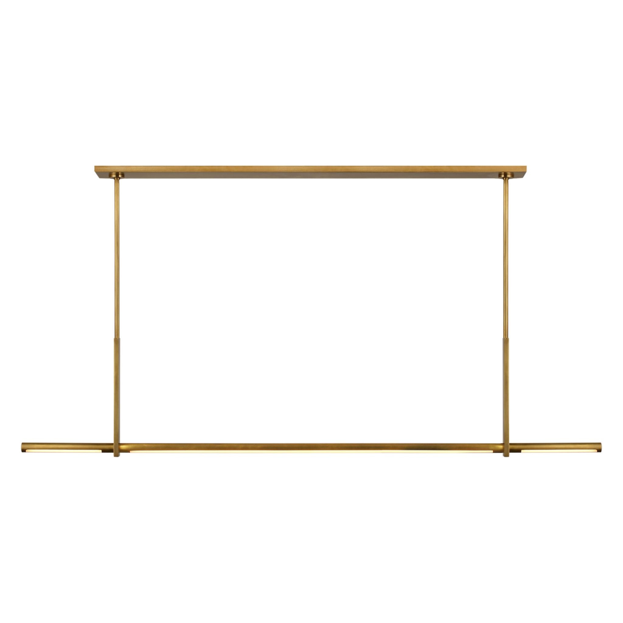 Kelly Wearstler Brass Large Axis Linear Pendant Light – Luxe Pendant ...