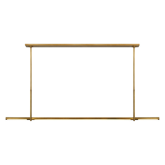 Kelly Wearstler Brass Large Axis Linear Pendant Light Pendant Light Bloomingdales Lighting Brass  