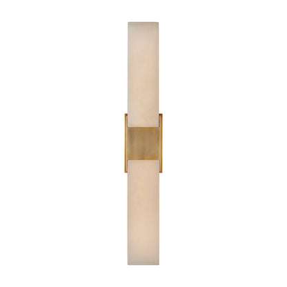 Kelly Wearstler Covet Alabaster Double Box Wall Sconce - Brass Wall Light Bloomingdales Lighting   