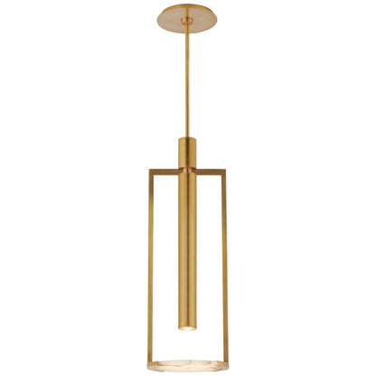 Kelly Wearstler Melange Medium Floating Alabaster Disc Pendant Light - Brass Pendant Light Bloomingdales Lighting Brass Medium 