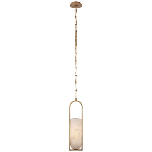 Kelly Wearstler Melange Small Elongated Alabaster Pendant Light - Brass Pendant Light Bloomingdales Lighting   