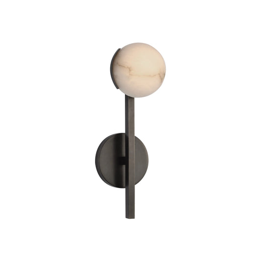 Kelly Wearstler Pedra Petite Tail Alabaster Wall Sconce - Bronze Wall Light Bloomingdales Lighting Bronze  