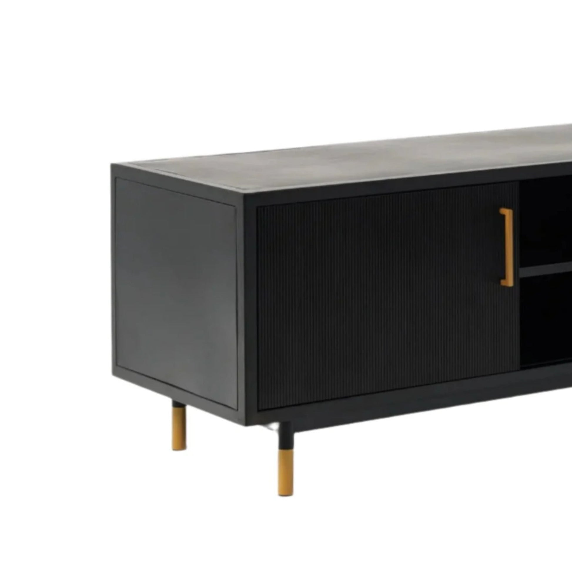 Luna TV Entertainment Unit - Black Entertainment Unit M+Co Living