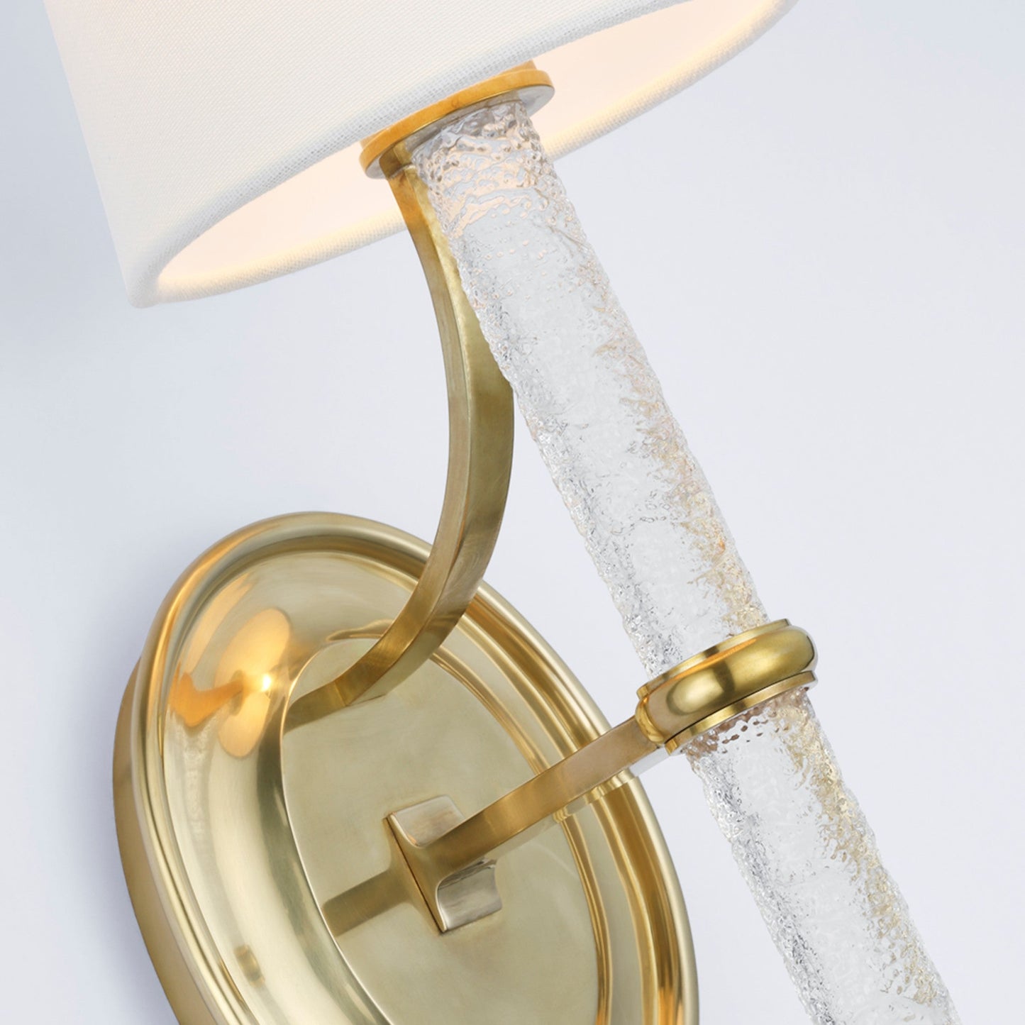 Marie Flanigan Abigail Large Glass Wall Sconce - Soft Brass Wall Light Bloomingdales Lighting   