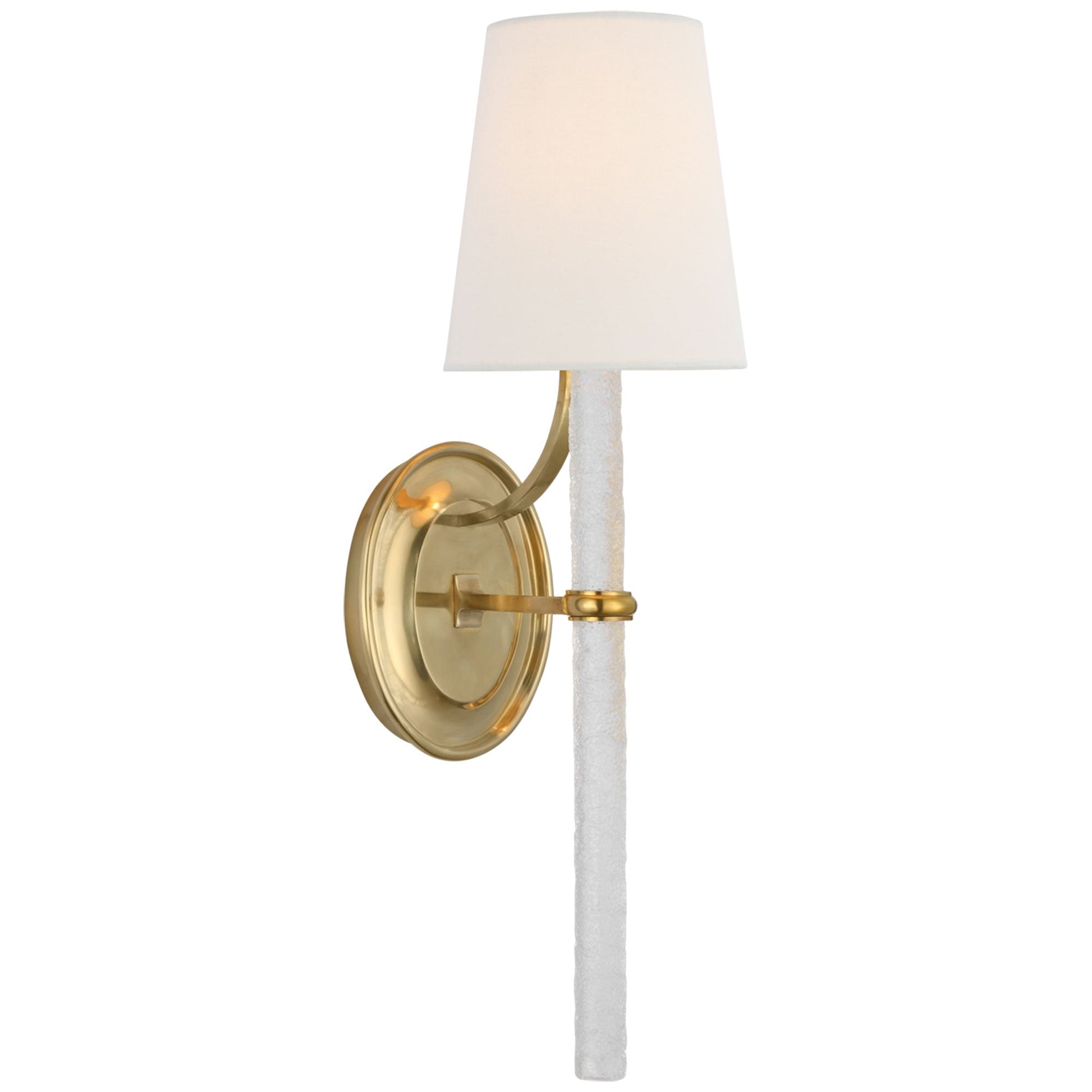 Marie Flanigan Abigail Large Glass Wall Sconce - Soft Brass Wall Light Bloomingdales Lighting   