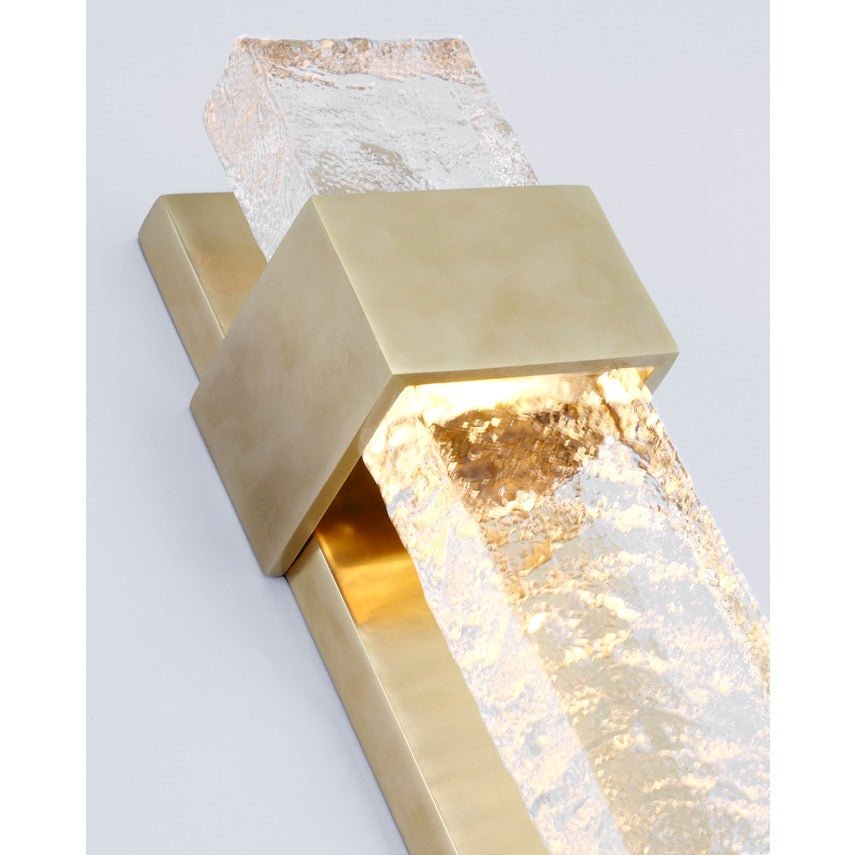 Marie Flanigan Brock Glass Medium Wall Sconce - Brass Wall Light Bloomingdales Lighting   