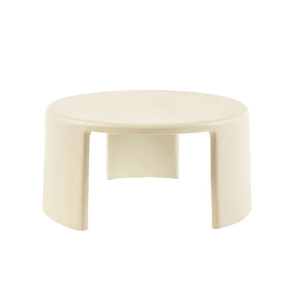 Meister Large Round Concrete Coffee Table - Sandstone Coffee Table M+Co Living Sandstone Medium