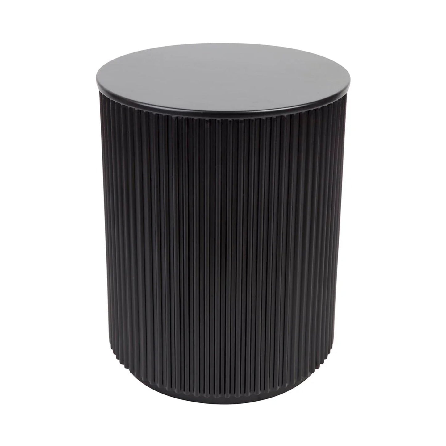 Nomad Round Side Table - Black Side Table Cafe Lighting & Living Black  