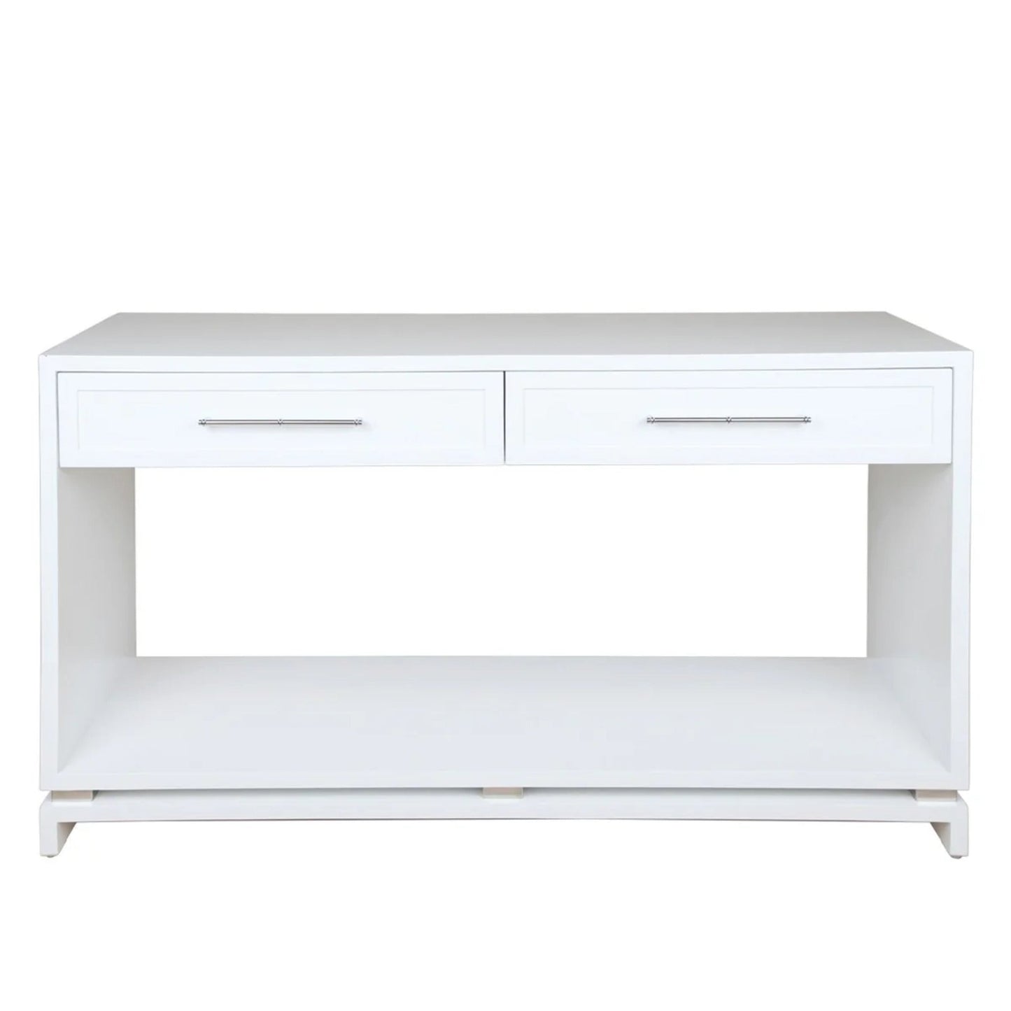 Pearl Two Drawer Open Console Table - Grey Console Table Cafe Lighting & Living White  