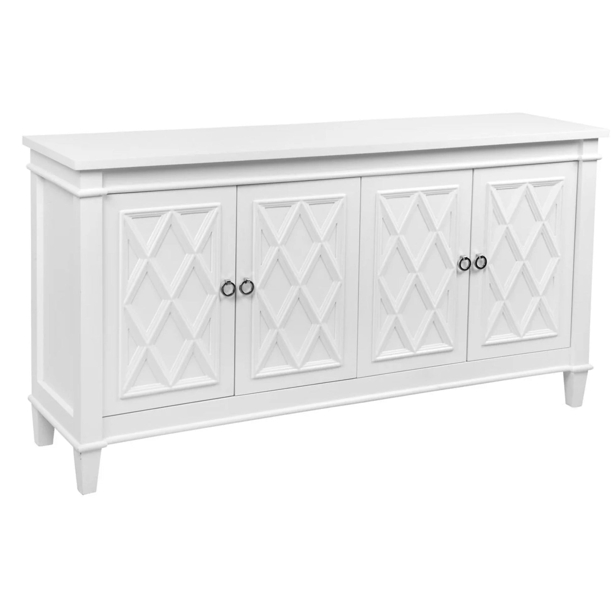 Plantation Hampton Buffet Table - White Buffet Table Cafe Lighting & Living   