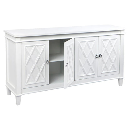 Plantation Hampton Buffet Table - White Buffet Table Cafe Lighting & Living   