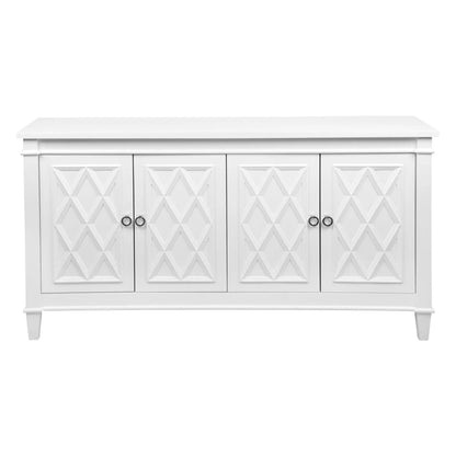 Plantation Hampton Buffet Table - White Buffet Table Cafe Lighting & Living   