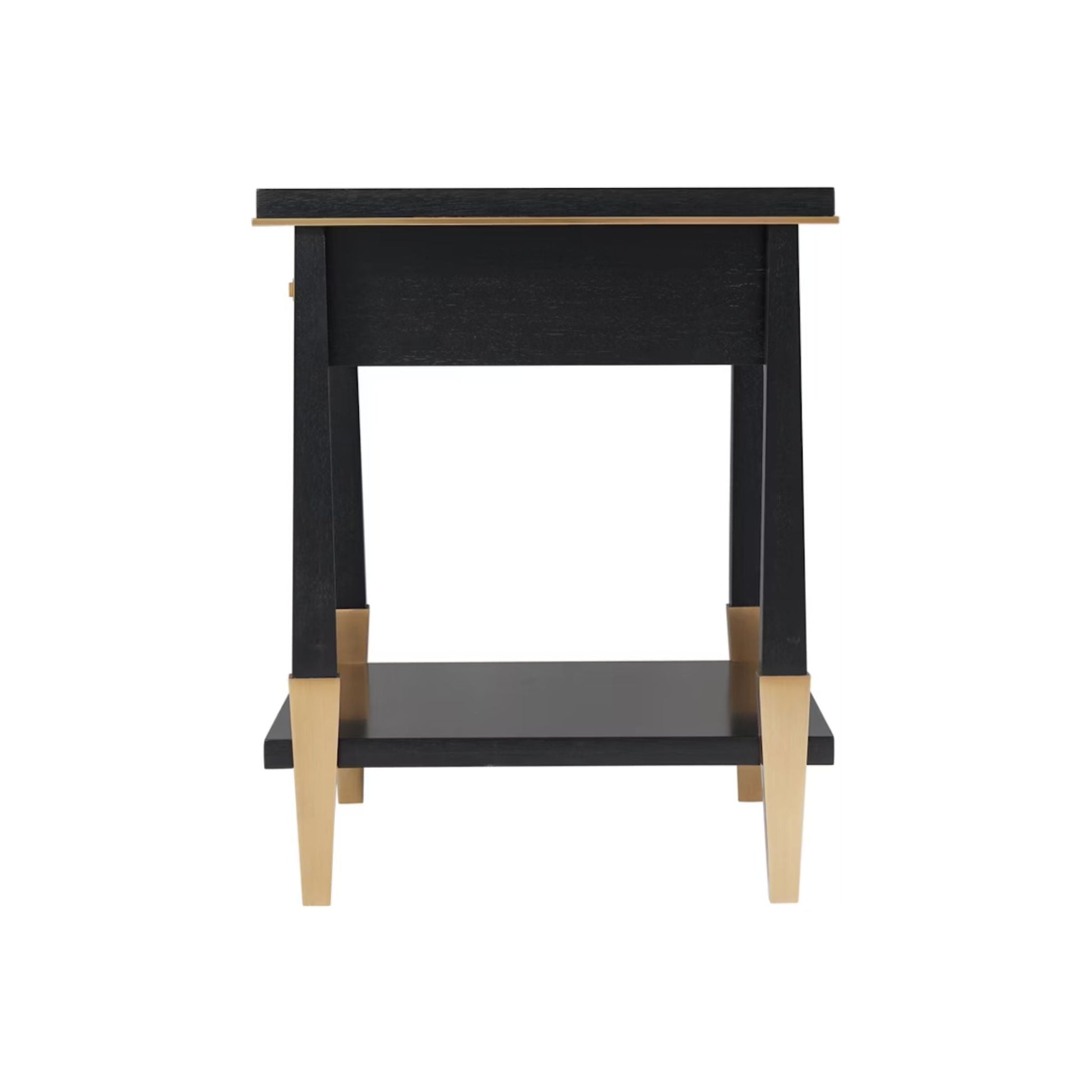 Richard Mishaan Fulham End Side Table - Ebony & Brass Side Table Bloomingdales   