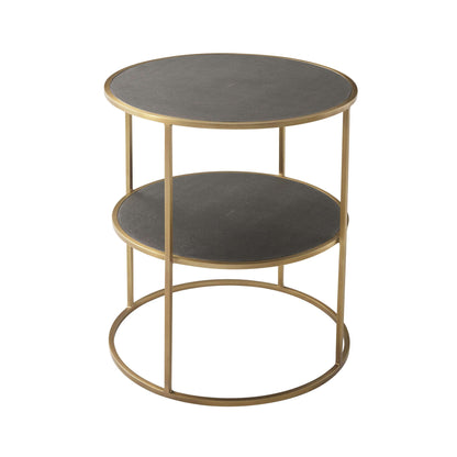 TA Studio Tripp Side Table - Overcast Shagreen Side Table Bloomingdales Tempest  