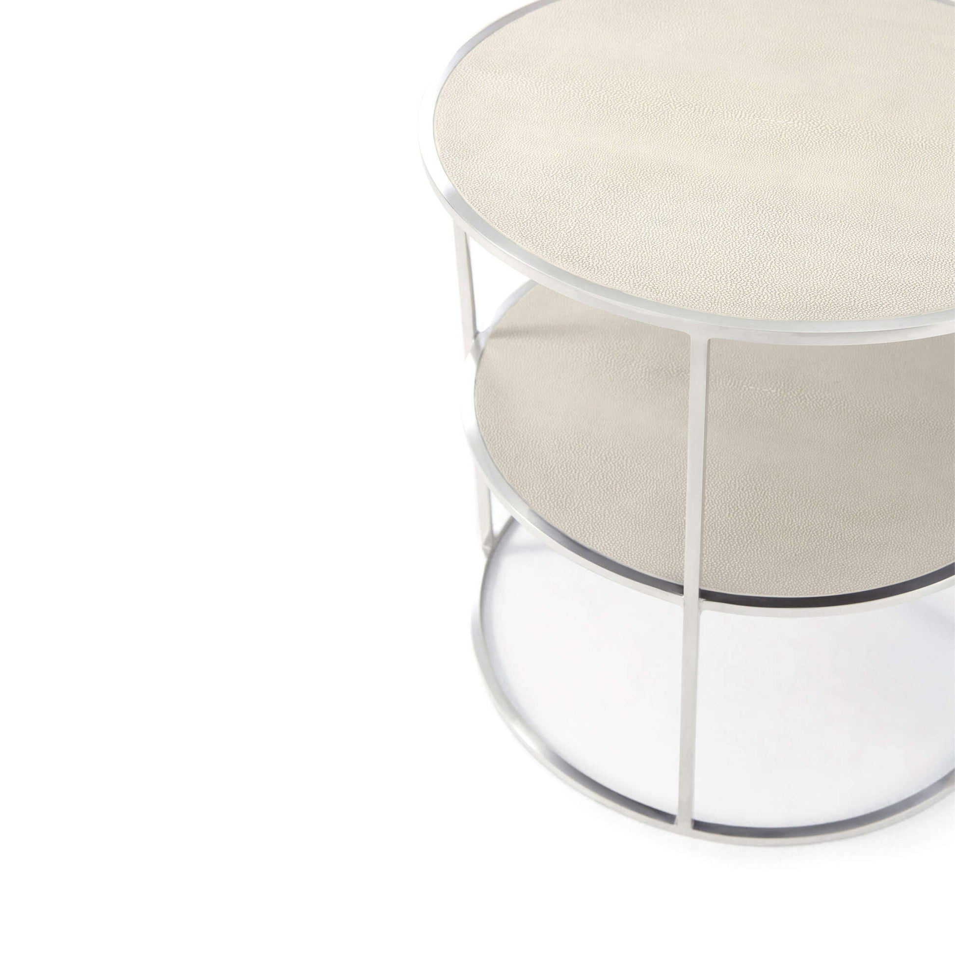 TA Studio Tripp Side Table - Overcast Shagreen Side Table Bloomingdales   