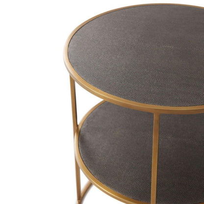 TA Studio Tripp Side Table - Tempest Shagreen Side Table Bloomingdales   