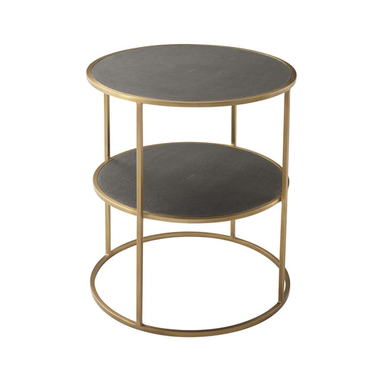 TA Studio Tripp Side Table - Tempest Shagreen Side Table Bloomingdales Tempest  