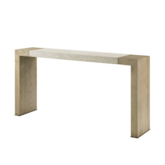 Theodore Alexander Catalina Mineral Console II - Dune Console Table Bloomingdales Dune  