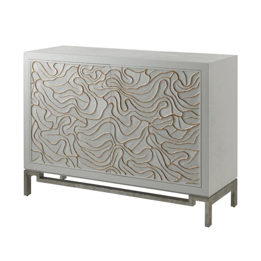 Theodore Alexander Lamella Hall Sideboard Chest - Silver Maple Buffet Table Bloomingdales   