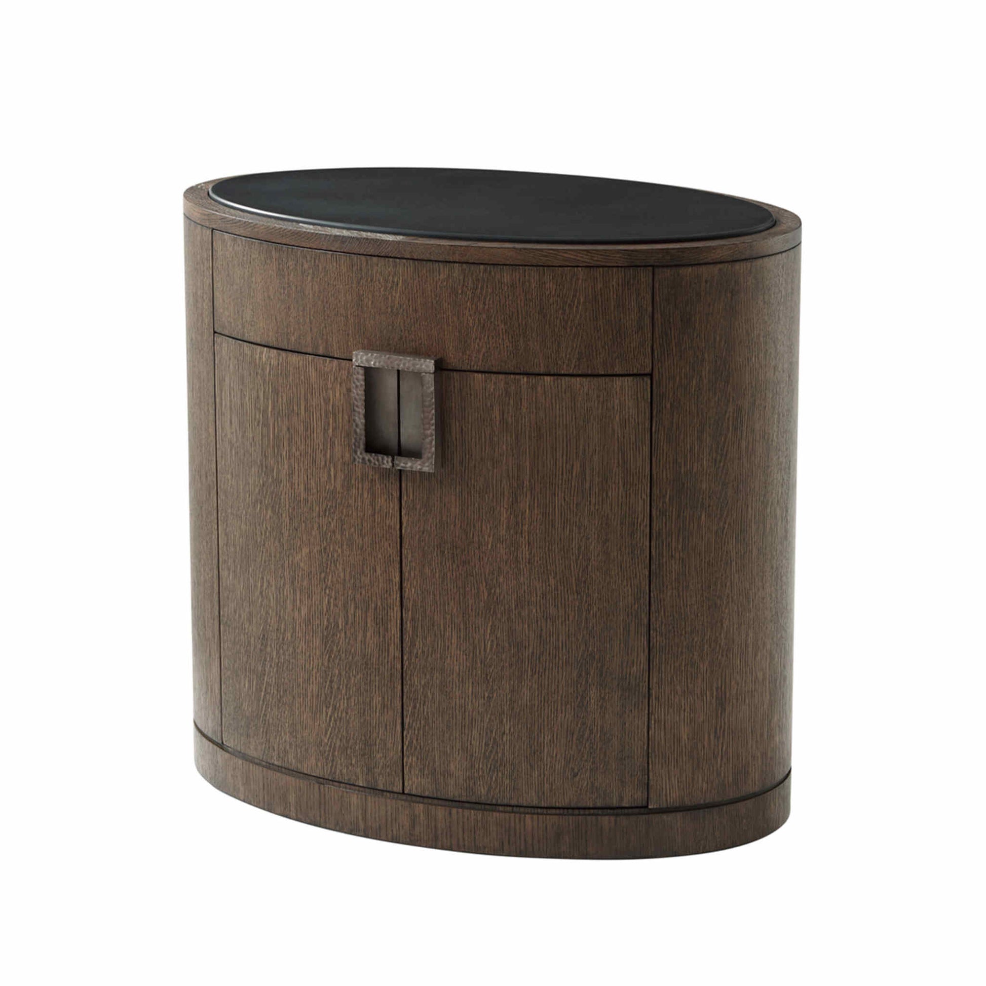 Theodore Alexander Nario Nightstand Bedside Table - Brushed Charteris Bedside Table Bloomingdales Brushed Charteris  